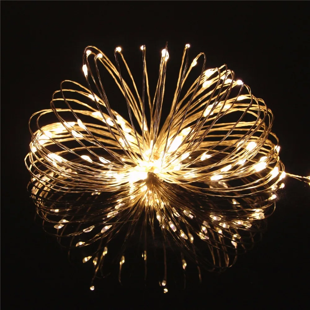 DC12V гирляндой светодио дный строка Водонепроницаемый новогодние гирлянды сад