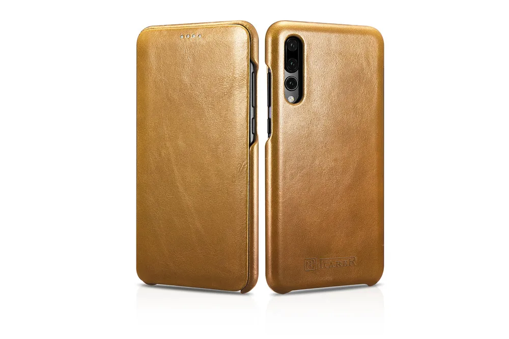 Для huawei P20 чехол бренд Icarer Роскошный кожаный флип-чехол для huawei P20 Pro Чехол винтажный защитный чехол s