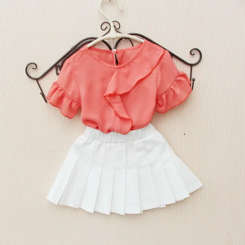 Летние юбки для девочек 2019 детская одежда школьная юбка-пачка хлопковые