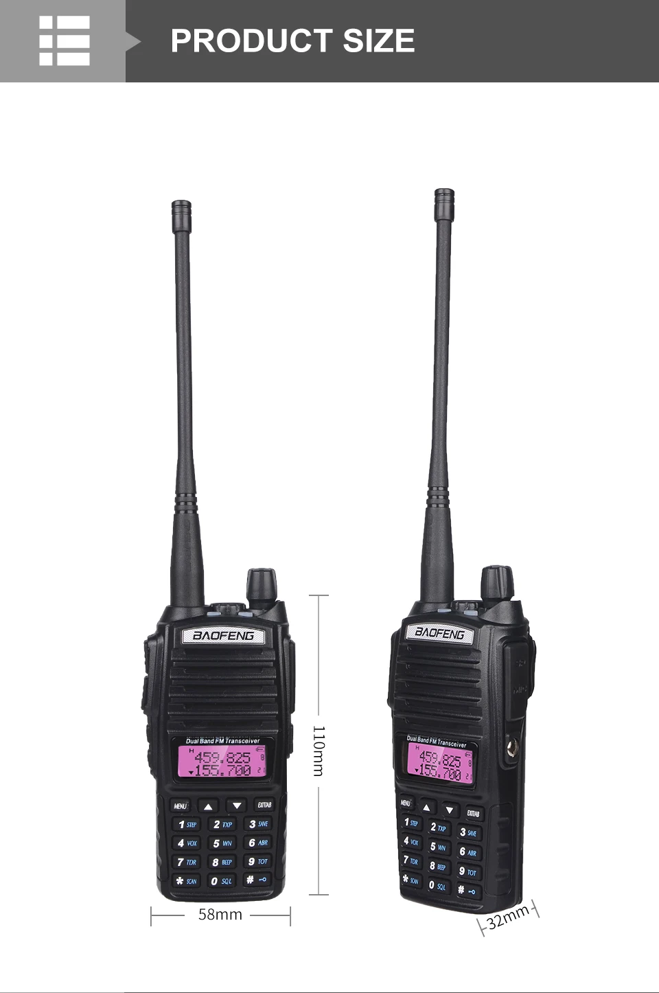 Настоящее 8 Вт Baofeng UV-82 рация 10 км uv-82hp двухстороннее радио UV82 УКВ двухдиапазонный трансивер охотничий портативный CB Ham радио