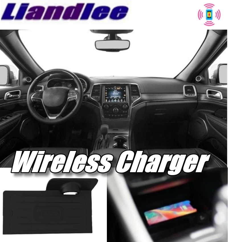 Liandlee беспроводной автомобильный телефон Charg er подлокотник отсек для хранения