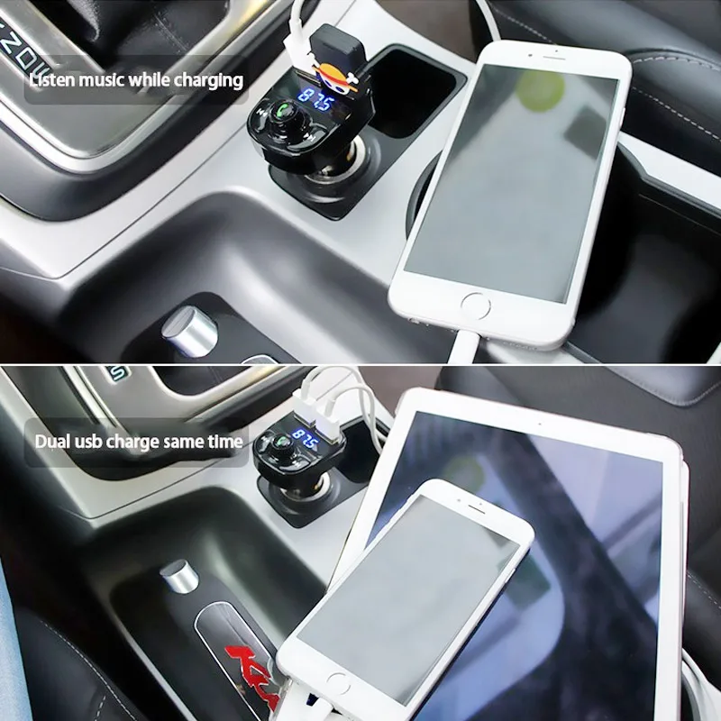 Mp3 плеер Беспроводной Bluetooth fm-передатчик модулятор громкой связи Car Kit для Univeral