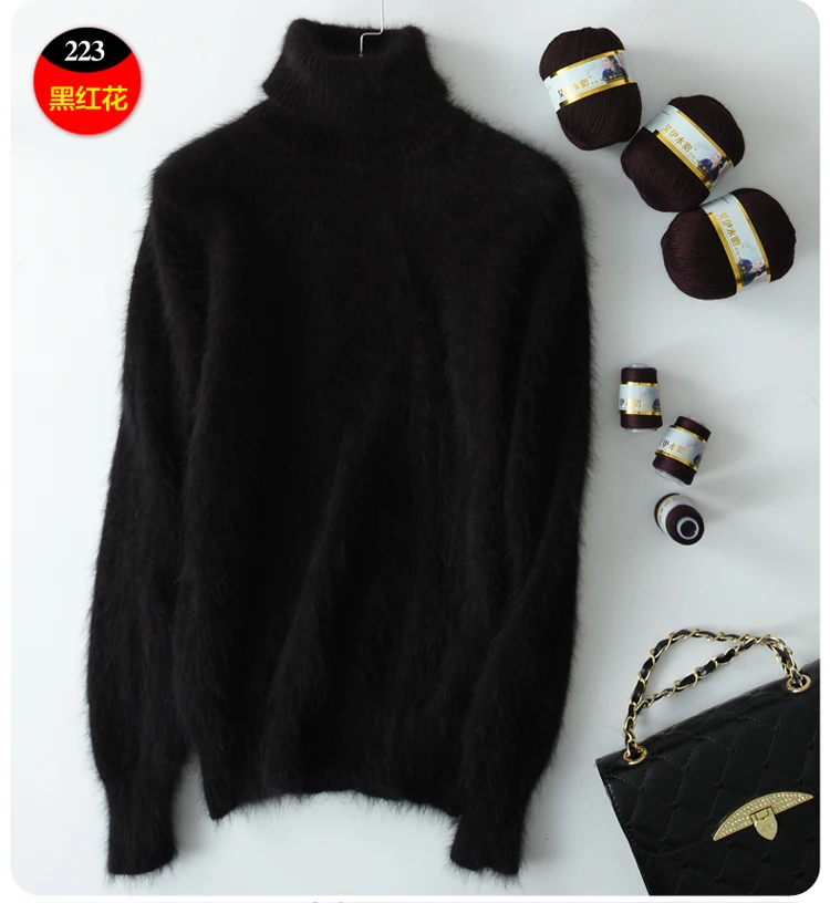 Long Plush Mink Cashmere Yarn Yarn for Knitting Warm Delicate Fluffy Yarn for Hand Sweater Cardigan Hats Soft Yarn for Women Men