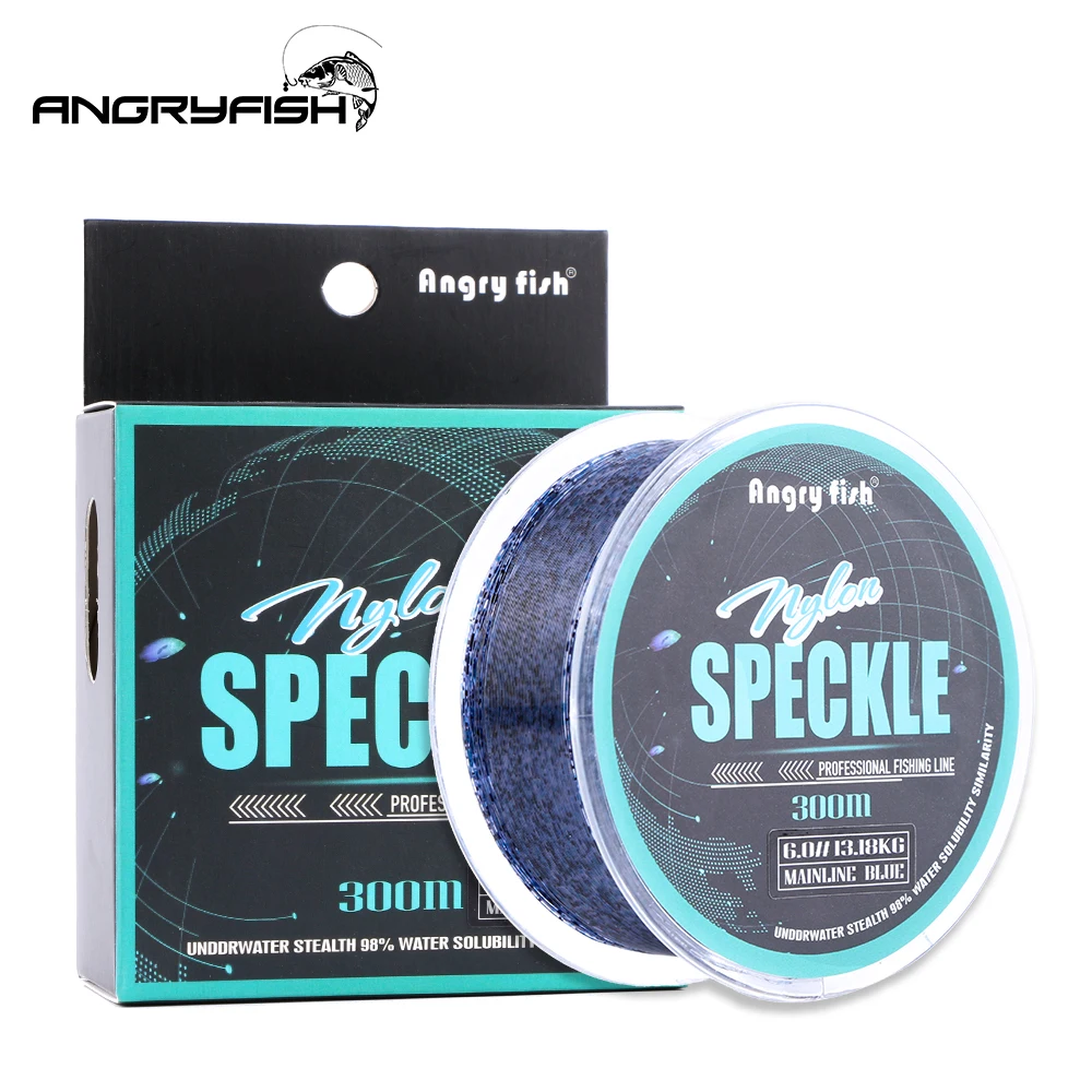 Фото Рыболовная леска Angryfish, нейлоновая, сверхпрочная, 300 м №1