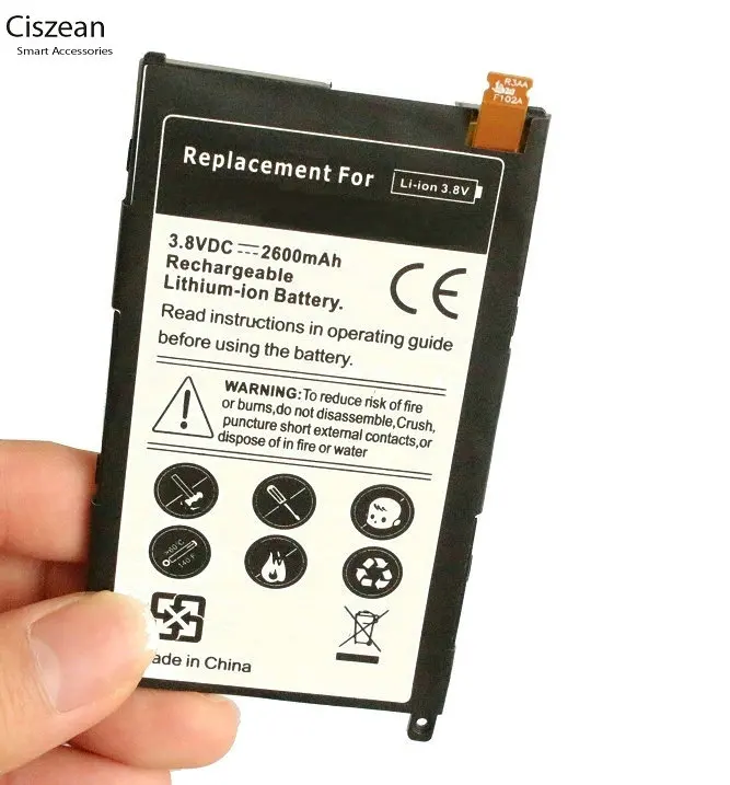 1x2600 mAh LIS1529ERPC запасная батарея для Z1 mini D5503 Compact M51w Batteria Batterij Batterie|battery for|battery