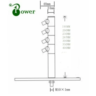 Бесплатная доставка светодиодный светильник CREE для ювелирного шкафа высота 300 мм