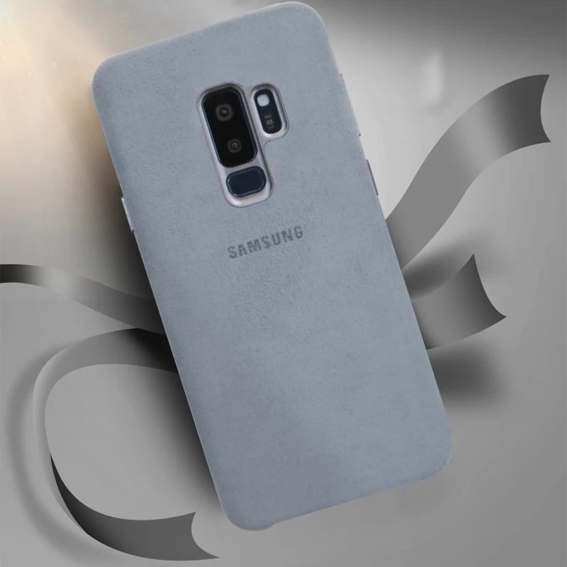 samsung s9 plus case For Original Galaxy S9 Luxury Suede Soft-Touch Finish Back Protective Cover compatible Samsung model | Мобильные