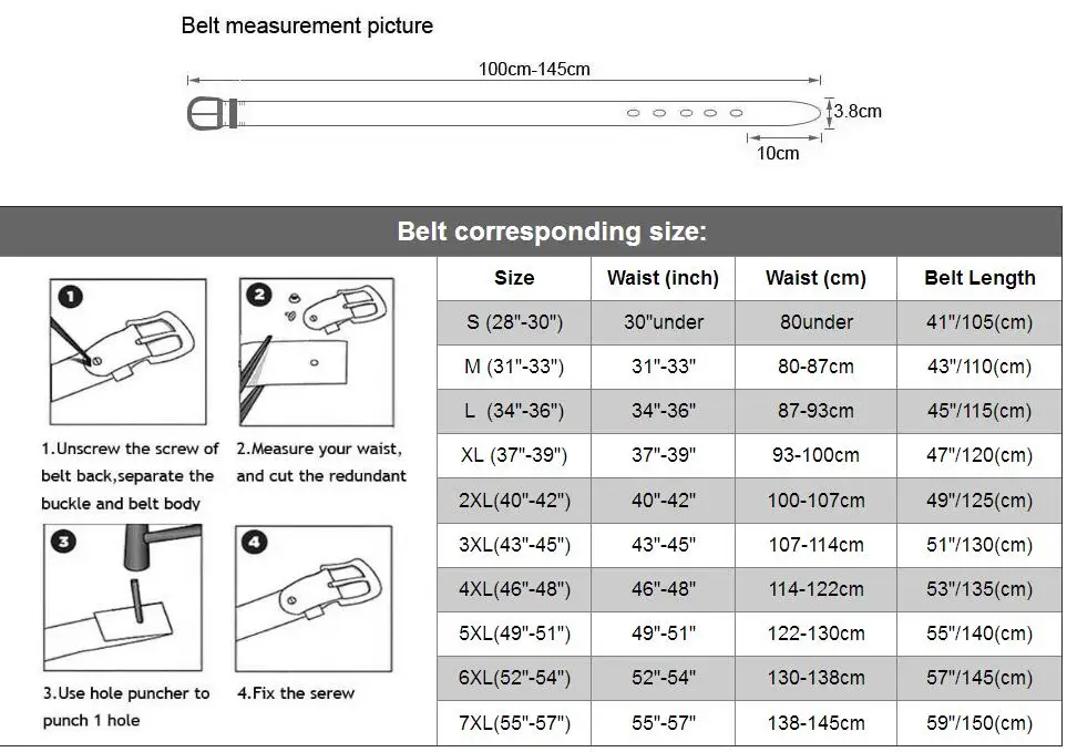 Панк-ковбой высококачественный дизайнерский длинный ремень для платья мужской