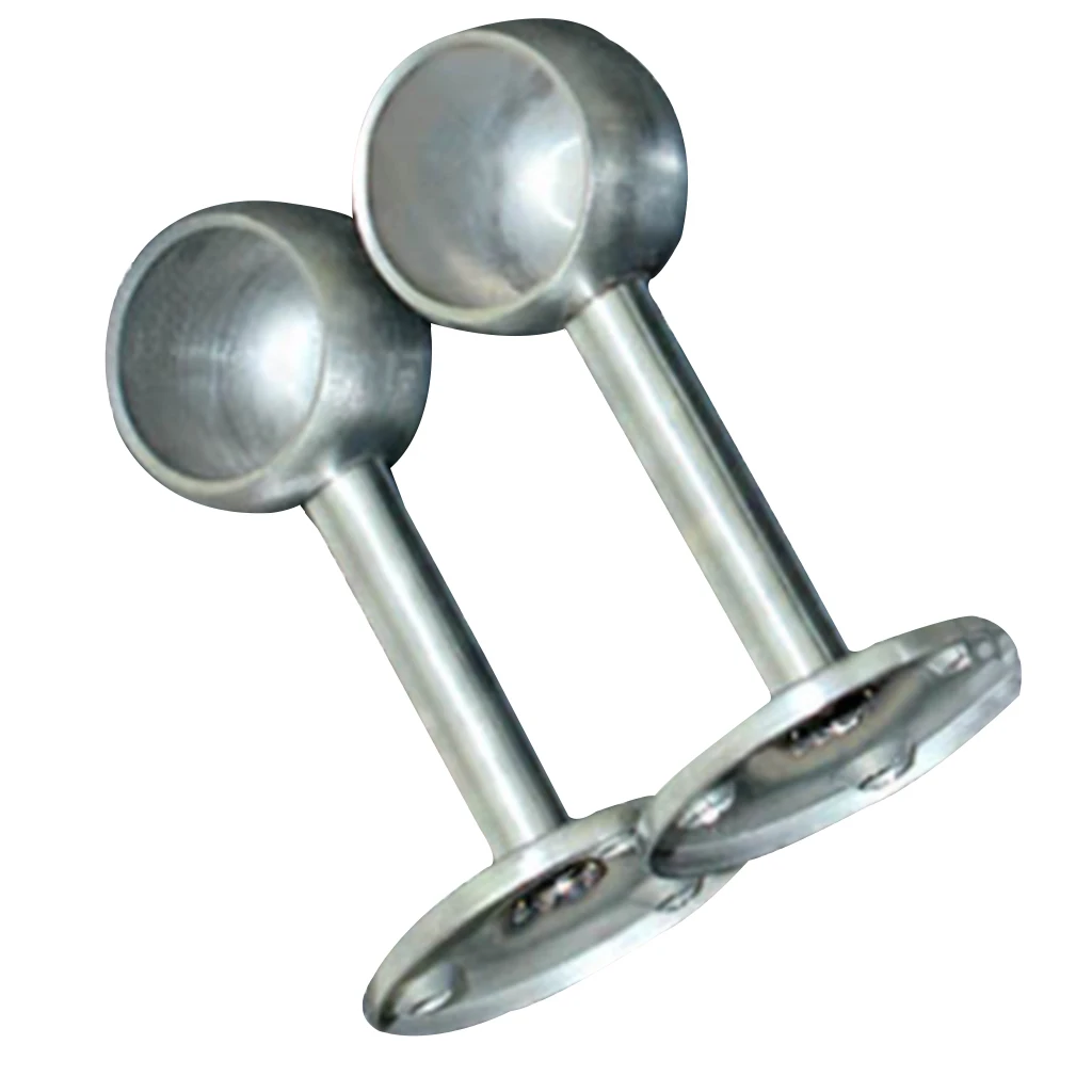 2 шт. потолочный кронштейн держатель для душевой занавески из нержавеющей стали