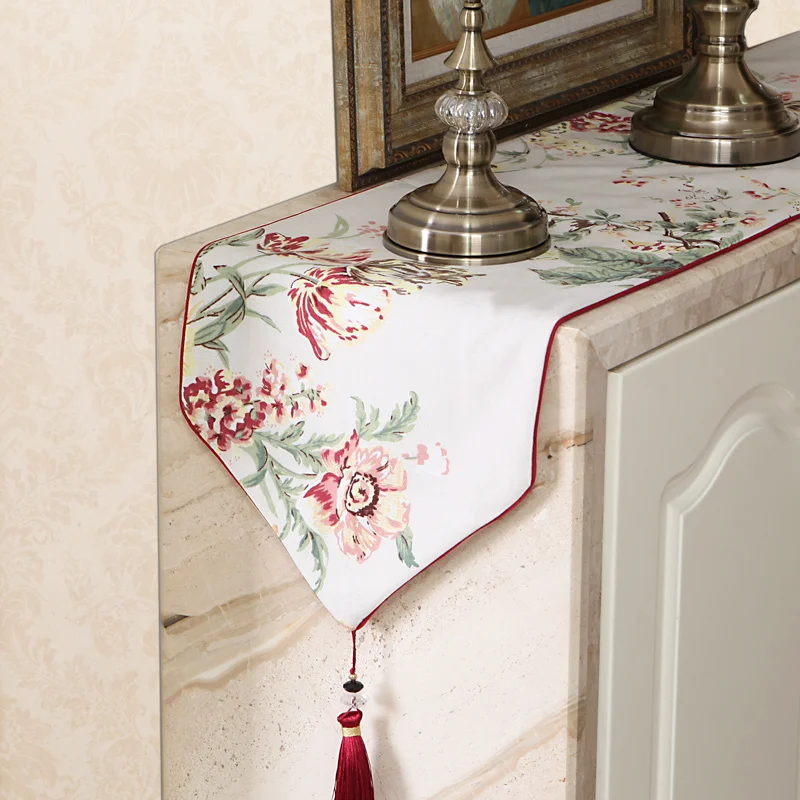 Скандинавская скатерть в сельском стиле из джута Декоративная для стола с