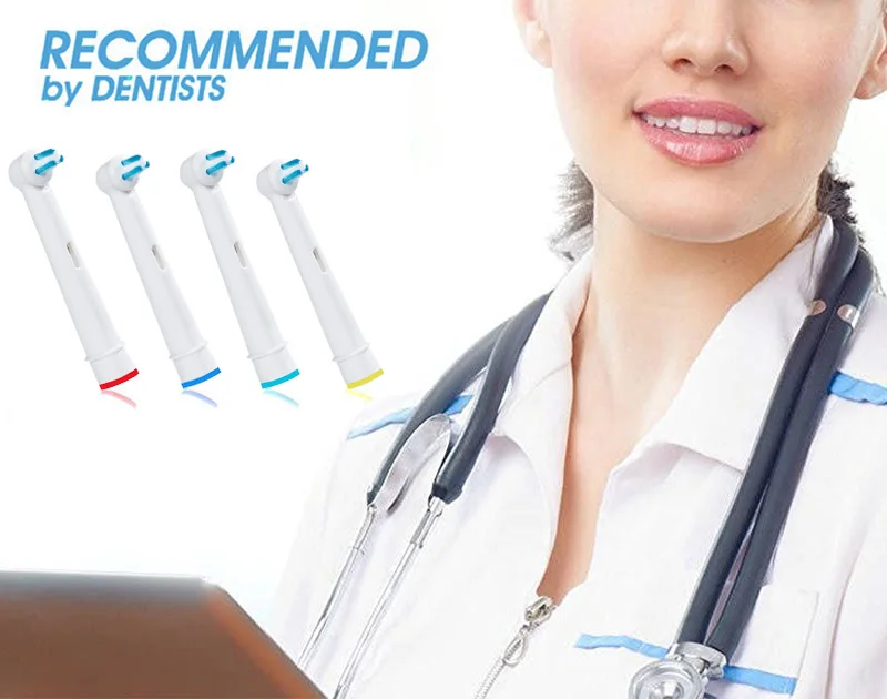 8 шт. сменные насадки для электрической зубной щетки Oral B Interspace Power Tip IP17 4|electric