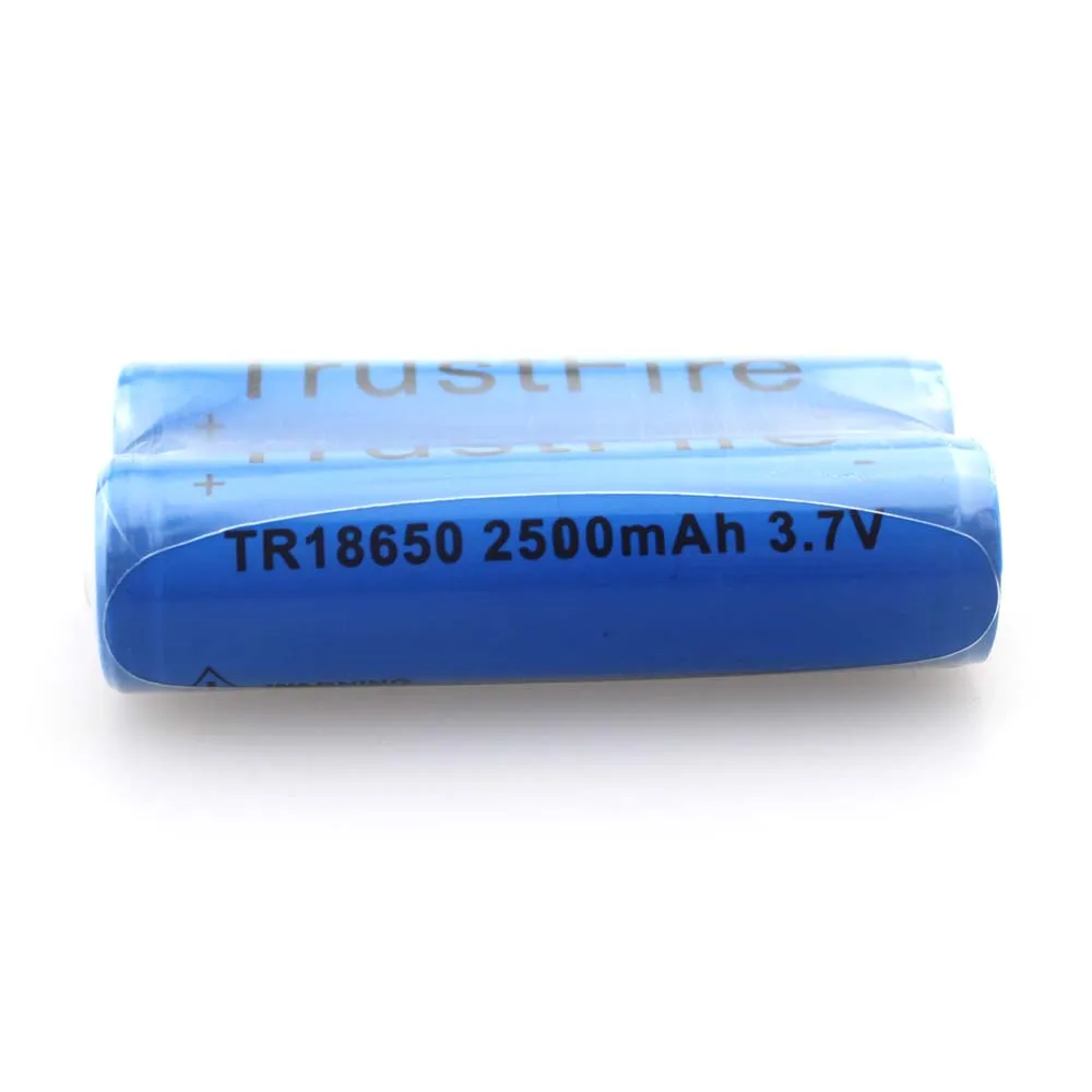Аккумуляторная литий ионная батарея TR18650 2500 мАч 3 7 В с защитой PCB источник питания