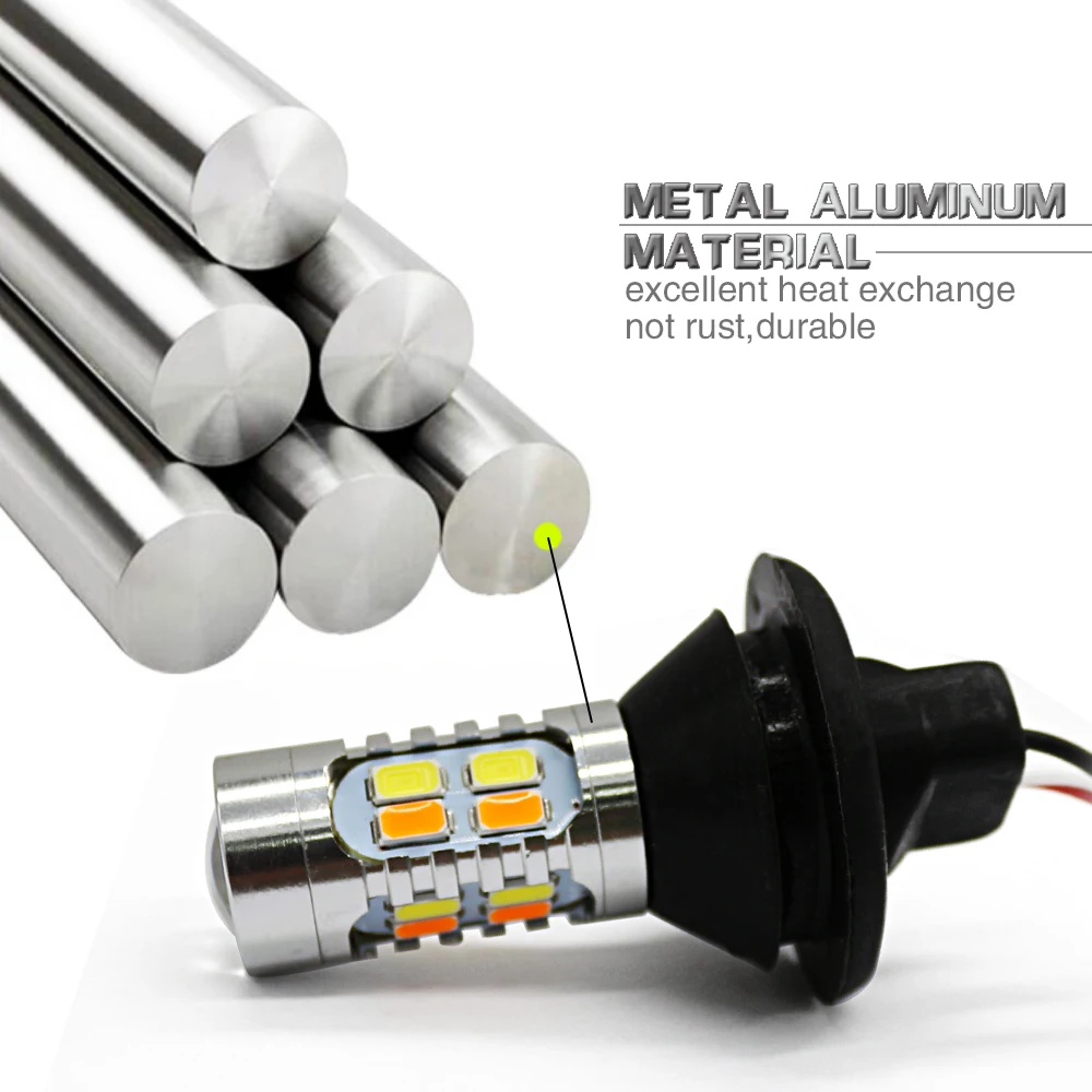 2 шт. BA15S BAU15S 1156 P21W S25 T20 W21W WY21W 7440 светильник дневные ходовые огни указатели