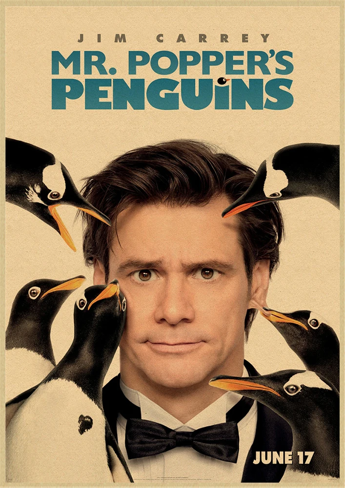 Jim Carrey плакат со сценами из фильмов Трумэн шоу маска фильм крафт-бумага Плакат Бар Кафе печать рисунок ядро декоративная живопись - Цвет: Темный хаки