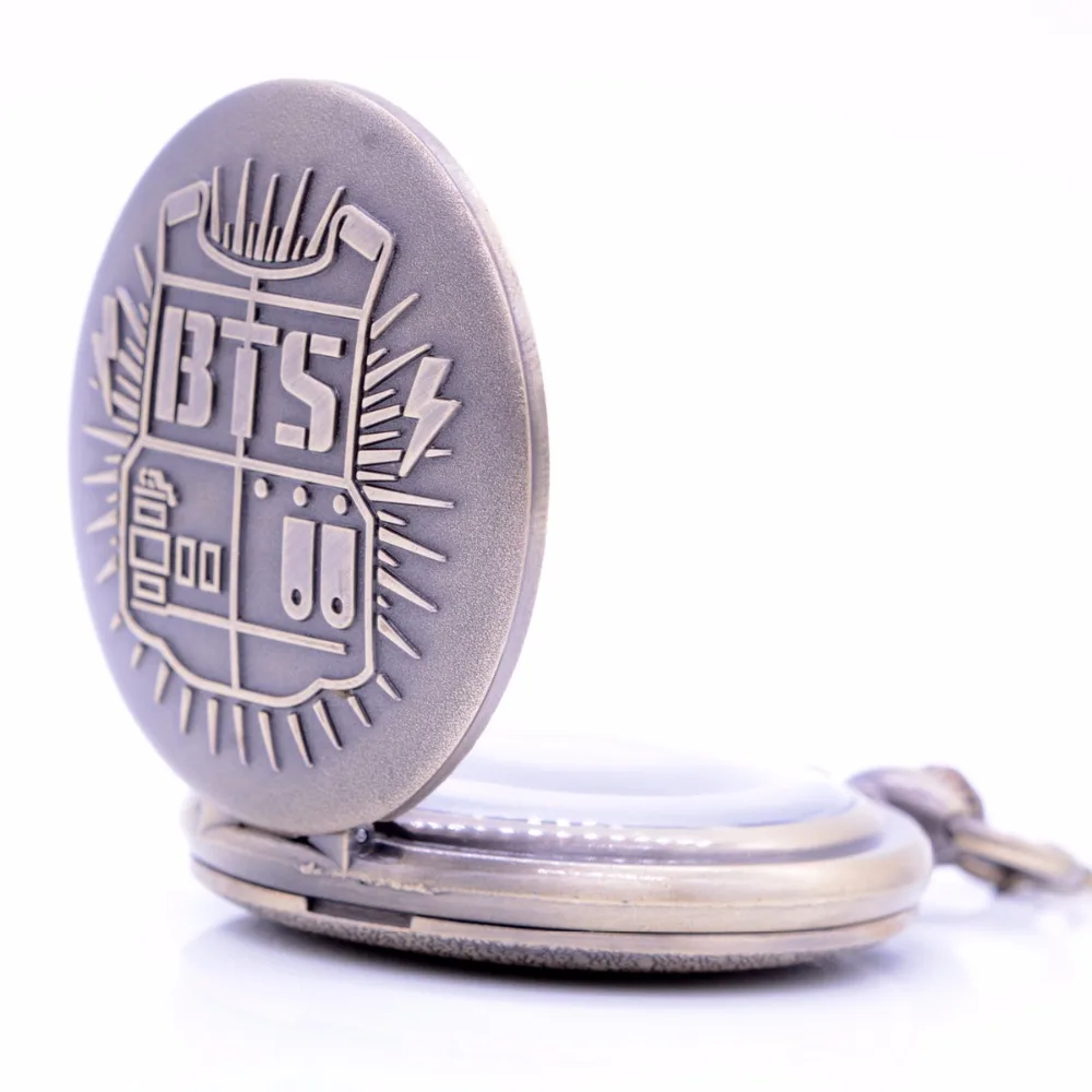 Бронзовые/черные часы BTS/Bangtan Boys музыкальная команда корейский человек группы