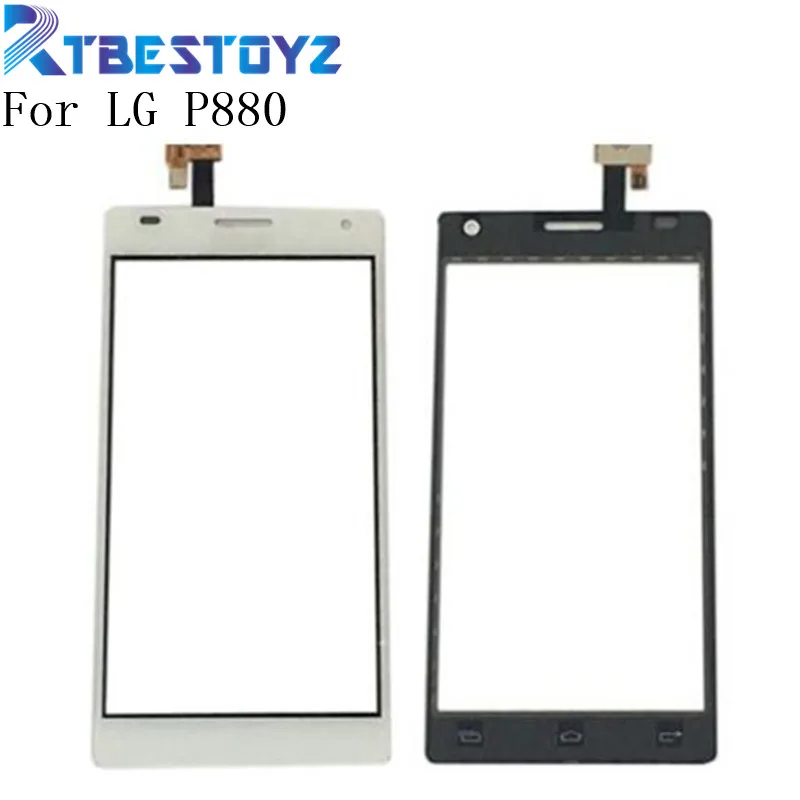 RTBESTOYZ для LG P880 Optimus 4X HD P880G сенсорный экран дигитайзер внешнее стекло сенсор черный