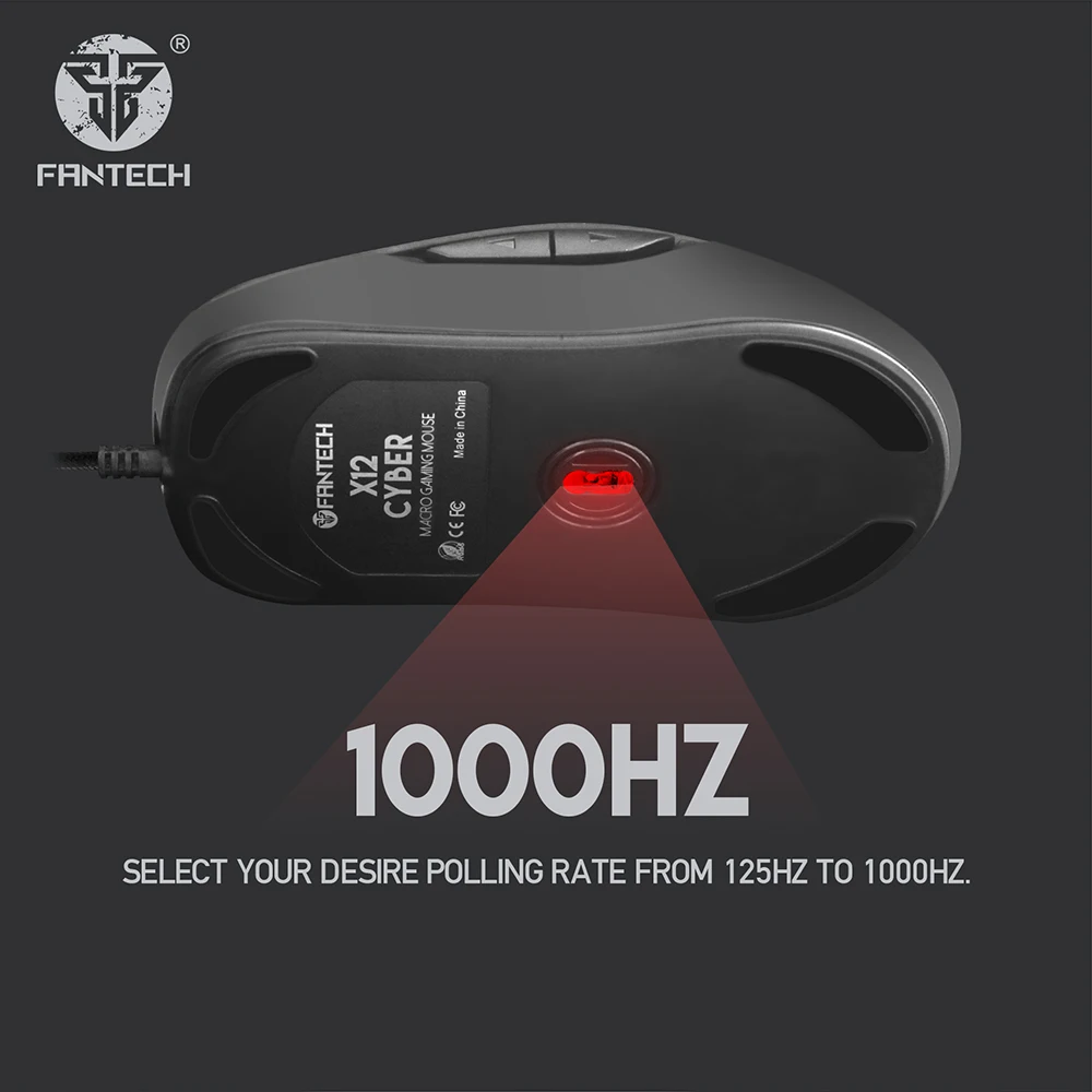 FANTECH X12 e спортивный игровой Мышь Красочные RGB подсветкой 2400 Точек на дюйм