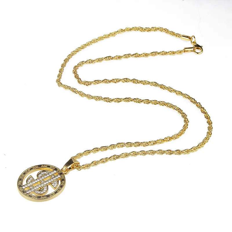 Мужские ожерелья подвески в стиле хип хоп длинные цепочки из металлического