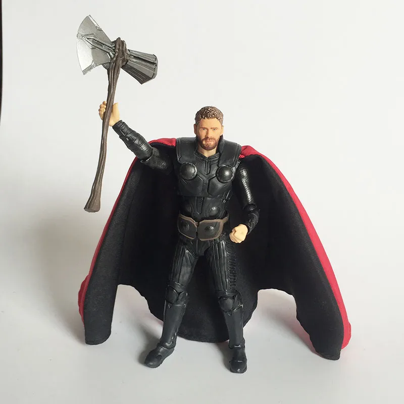 Фильм Мстители 4 эндигра Marvel SHF Thanos Тор Марвел Капитан черная Widow Hawkeye фигурка модель игрушки кукла подарок