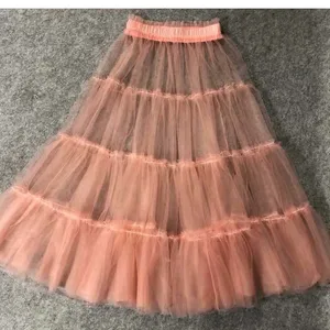 Юбка-пачка Женская, прозрачная, эластичная, 2019, 2019