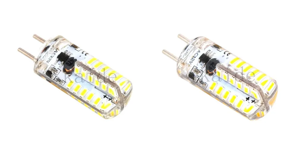 5 шт. GY6.35 светодиодный 3 Вт лампочка 3014SMD 48 Светодиодный S coldwhite warmwhite AC/DC12V прозрачный мягкий силикон заменить галогенную лампу