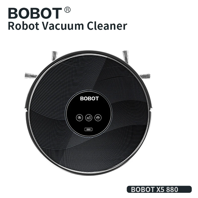 Робот пылесос BOBOT X5 для дома автоматическое подметание пыли управление