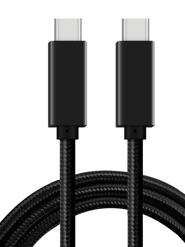 3.1Gen2 USB C Black Кабель USB 3,1 type-C 100W цифровые кабели питания type C 5A 20V для USB C Macbook hp Dell USB-IF thunderbolt3 - Цвет: 3.1Gen2 USB C Black