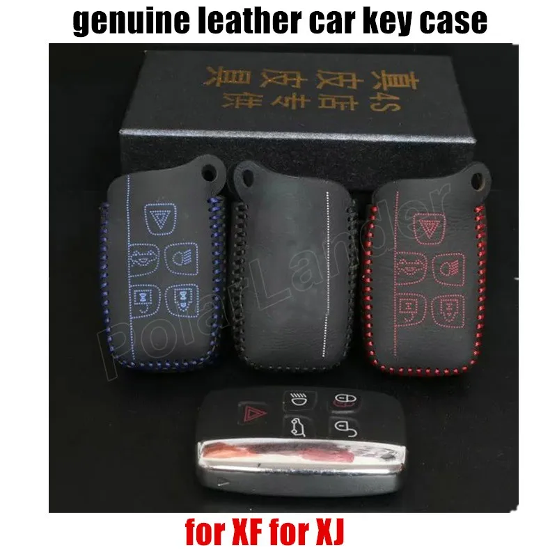 

Только красный чехол для автомобильного ключа, подходит для JAGUAR XF XJ натуральная Высококачественная кожа, ручная работа, чехол для автомобил...