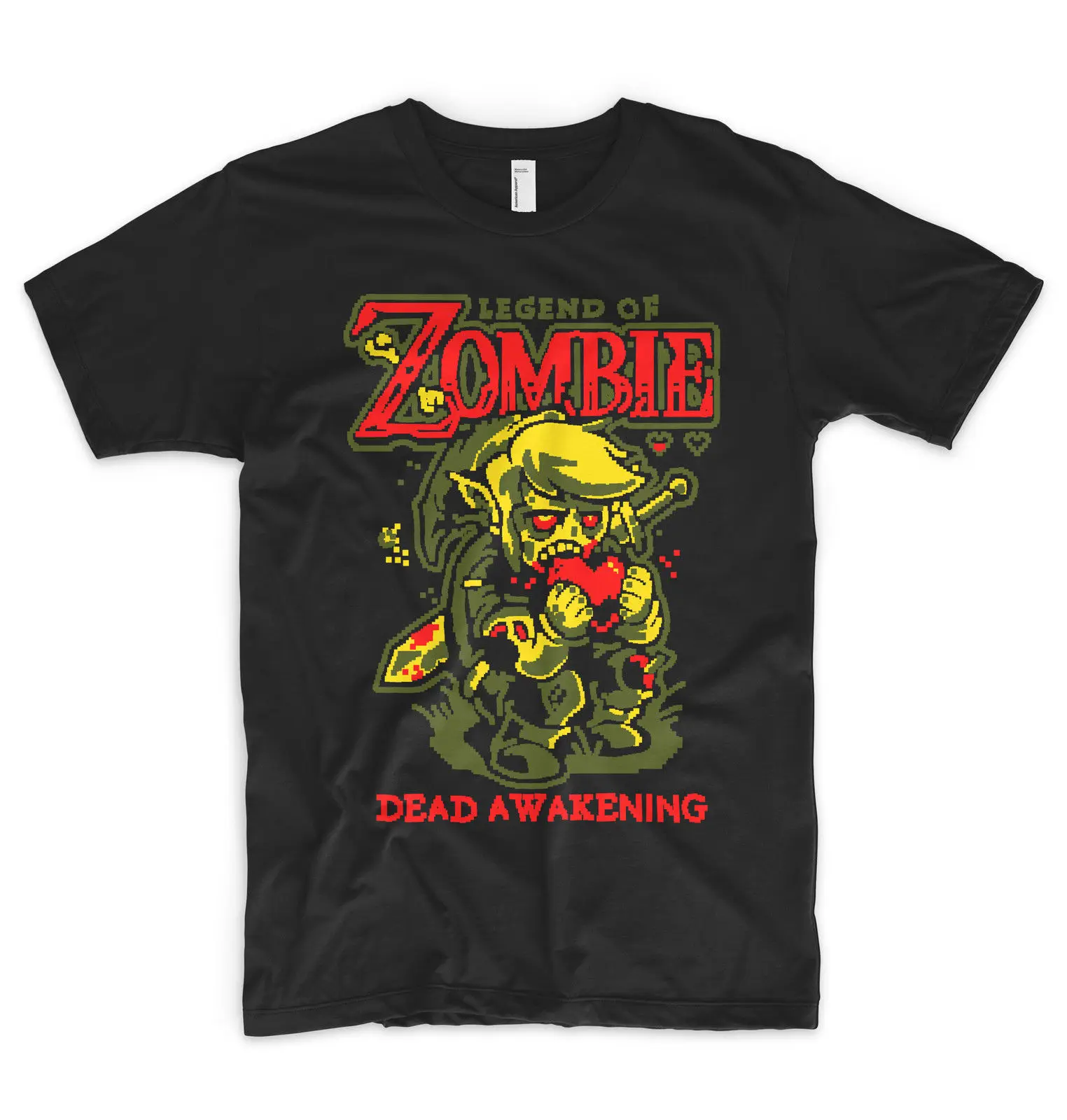 Legend Of Zombie Zelda футболка Walker Geek забавная трифорс nintendo Ретро игра мужские Забавные