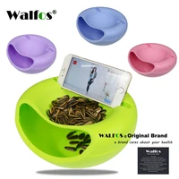 walfos dried fruit plate storage box snacks nut fruit dish tray organizer melon seeds candy storage bowl box food container