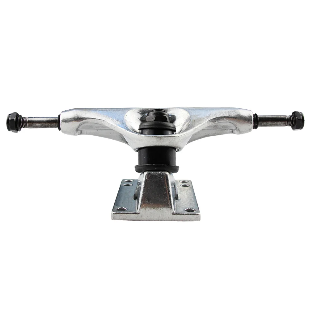 Новинка серебристый скейтборд грузовик с алюминиевой рыбой 5 дюймовый двойной