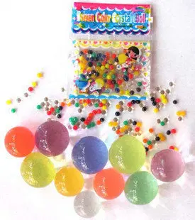 100 шт. жемчужные хрустальные Водяные Шарики для почвы волшебные желейные шарики