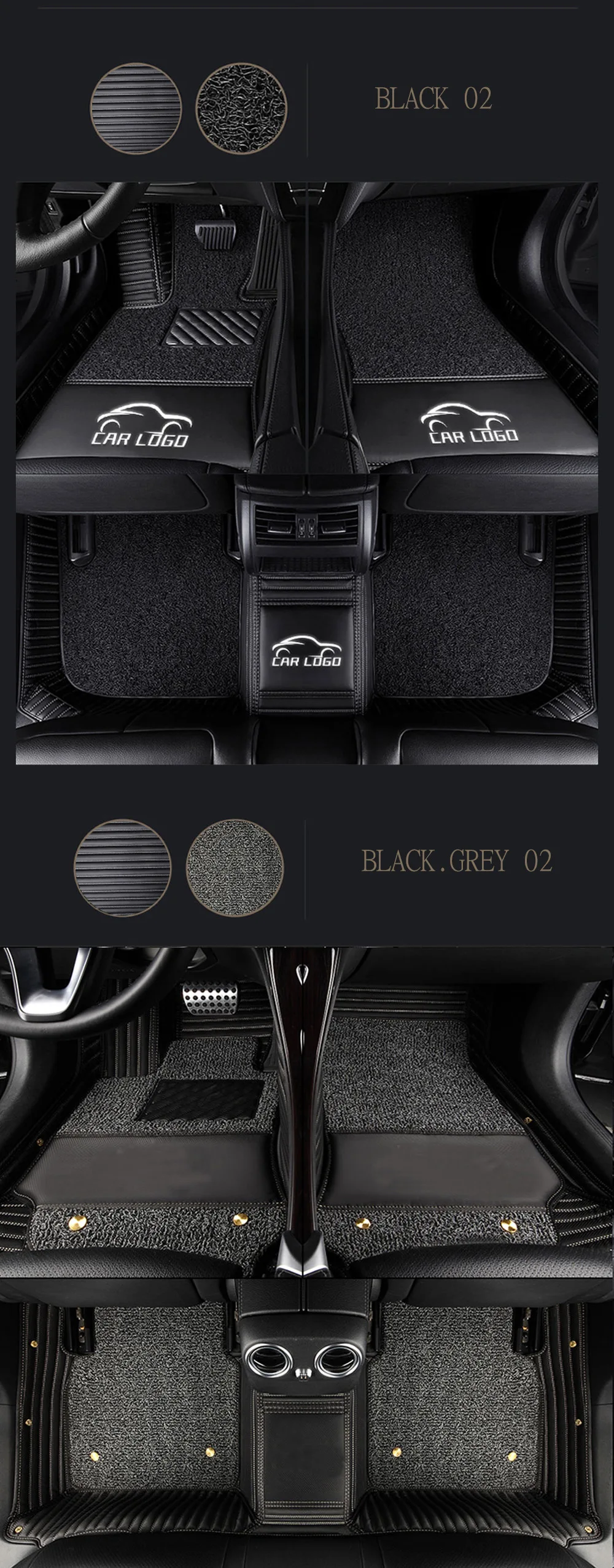 3D Автомобильные Коврики для Mercedes Benz Логотип Viano ABCEGSR V W204 W205 E W211 W212 W213 Sclass CLA GLC ML GLA GLE GL GLK Car-carpe