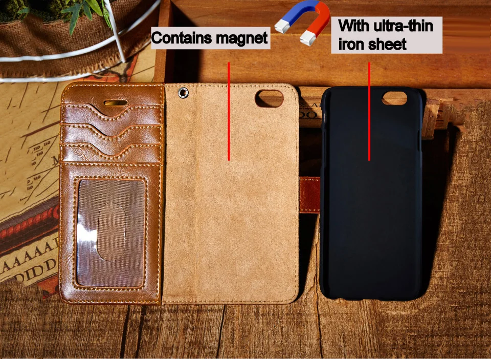 Высокого класса съемная задняя крышка с ума-лошадь кожа pattern телефон case для iphone