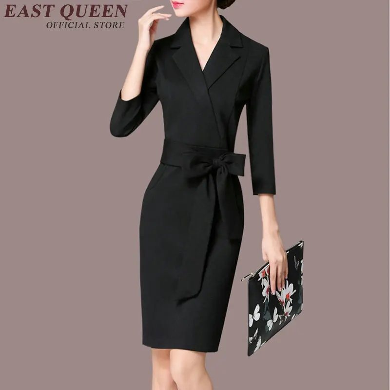 Деловое платье для женщин офисное женское работы Офисная форма Женское зимнее 2018