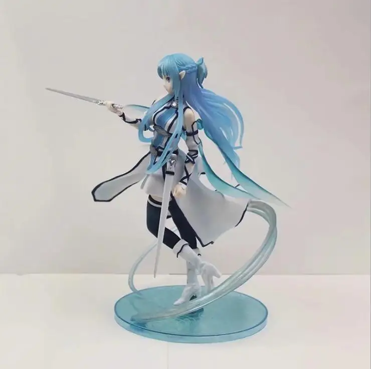 Новый стиль меч искусство онлайн фигурка аниме модель Yuuki Asuna куклы Украшение