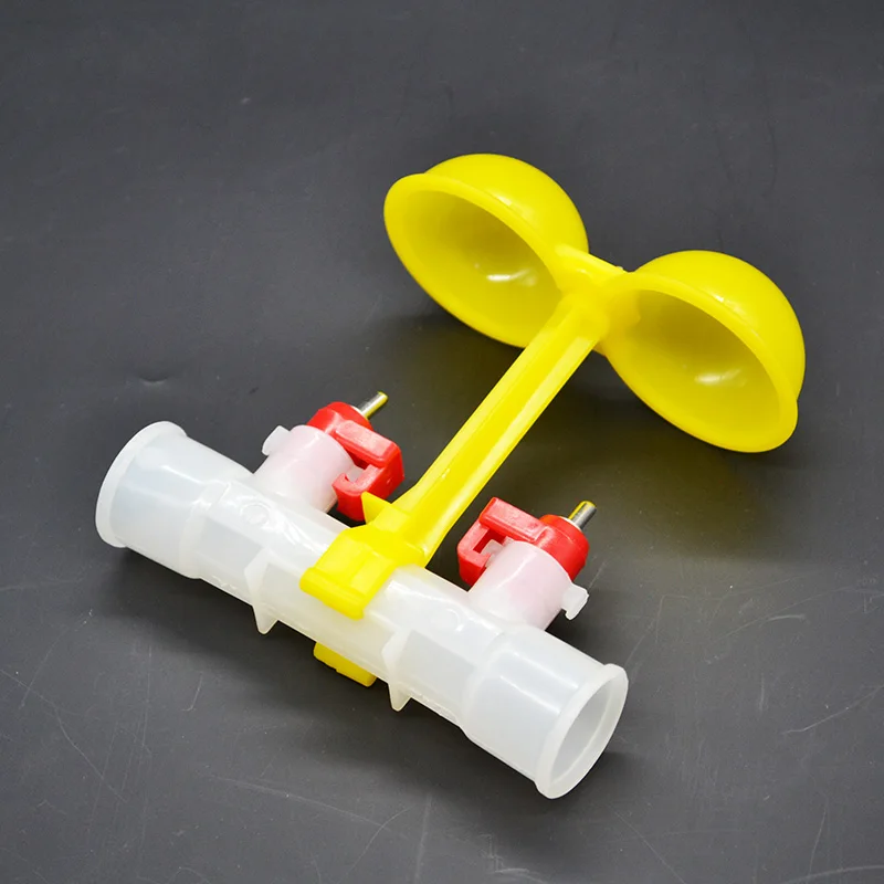 

Pet Supplies Double Outlet Drinking Hanging Chickens Cups Nipple Drinker Poultry Waterer Feeding Supplies Drinkers For Chickens
