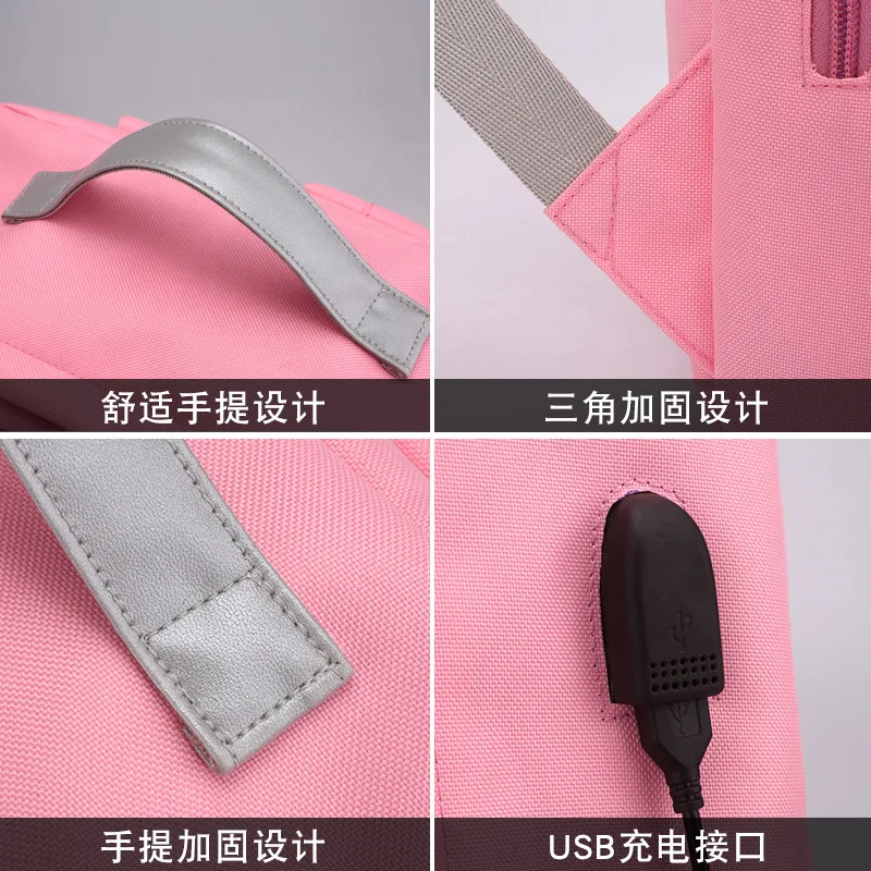 Casual Women Travel Backpack Fashion USB Charging Laptop Female School Teenage Grils College Bags | Багаж и сумки
