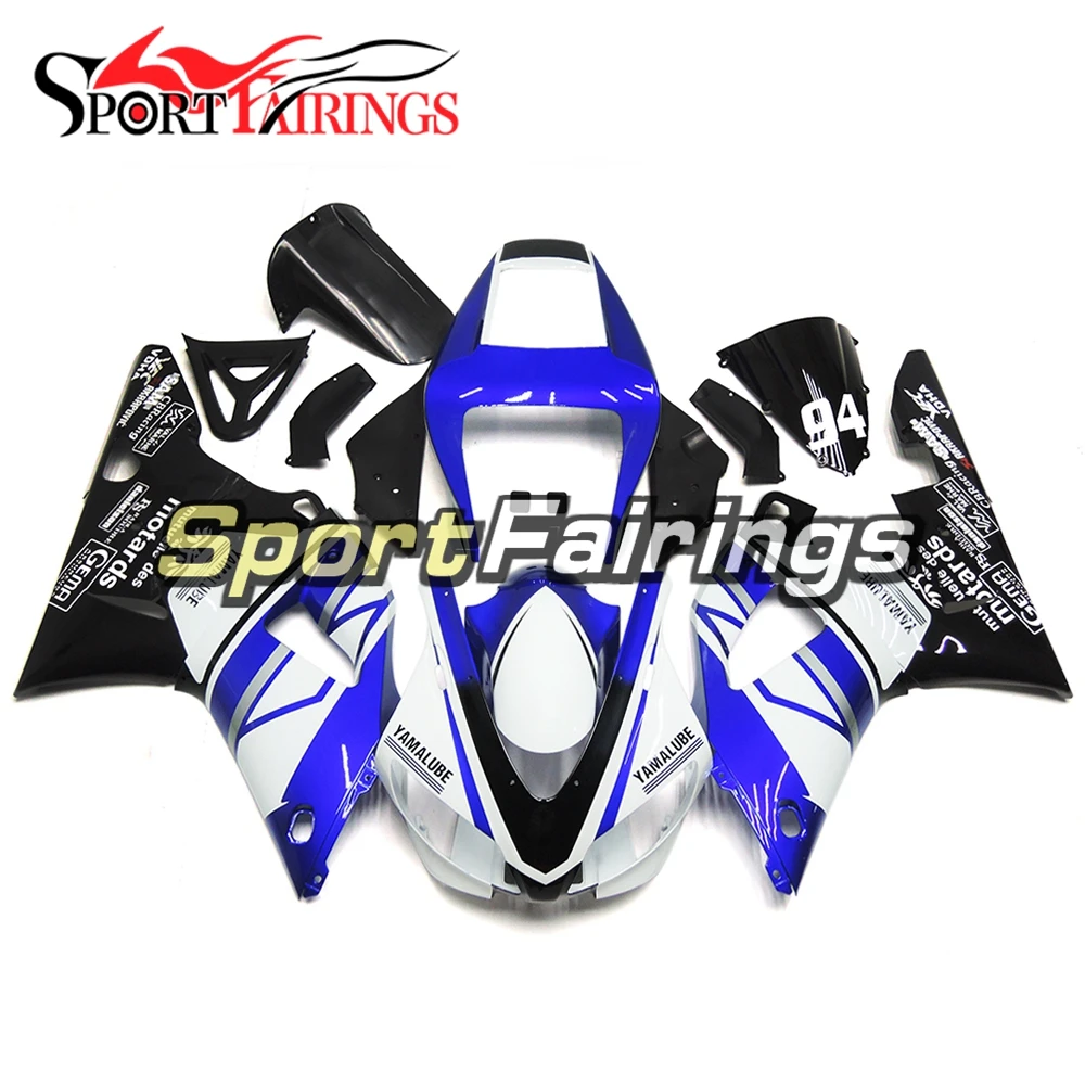 

ABS впрыска кузова для Yamaha 1998 1999 YZF1000 R1 98 99 Мотоцикл Обтекатели Новый Корпус кузова 1998 1999 R1 синий черный чехол