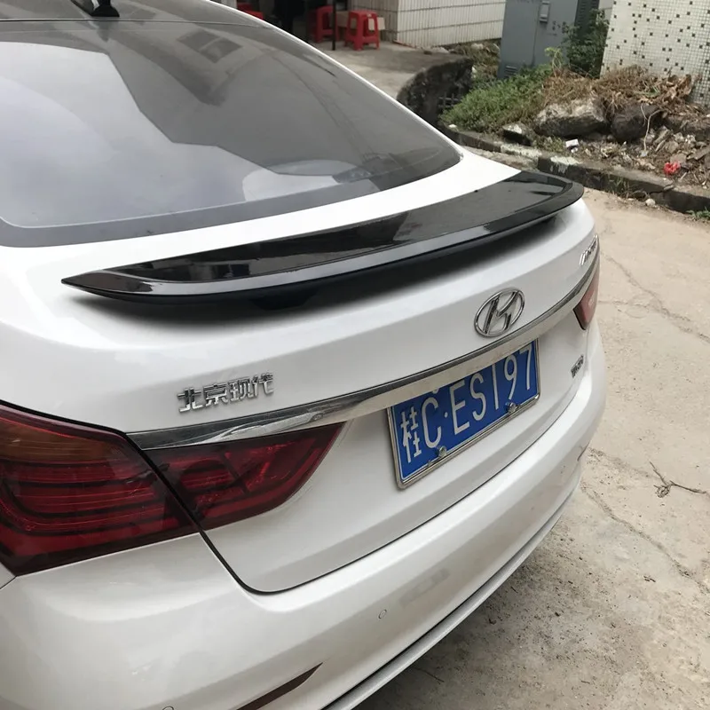 Для Hyundai Elantra спойлер 2010 2017 автомобиль украшение в виде хвостового крыла ABS