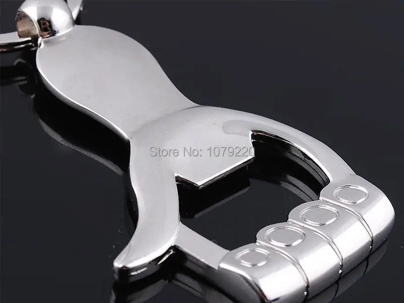 Новый креативный Забавный ручной открывалка для пивных бутылок брелок ключей