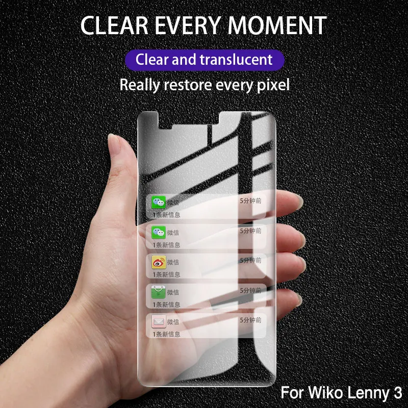DyGod для Wiko Lenny 3 Закаленное стекло 5 0 дюймов Переднее Защитная пленка экрана 2