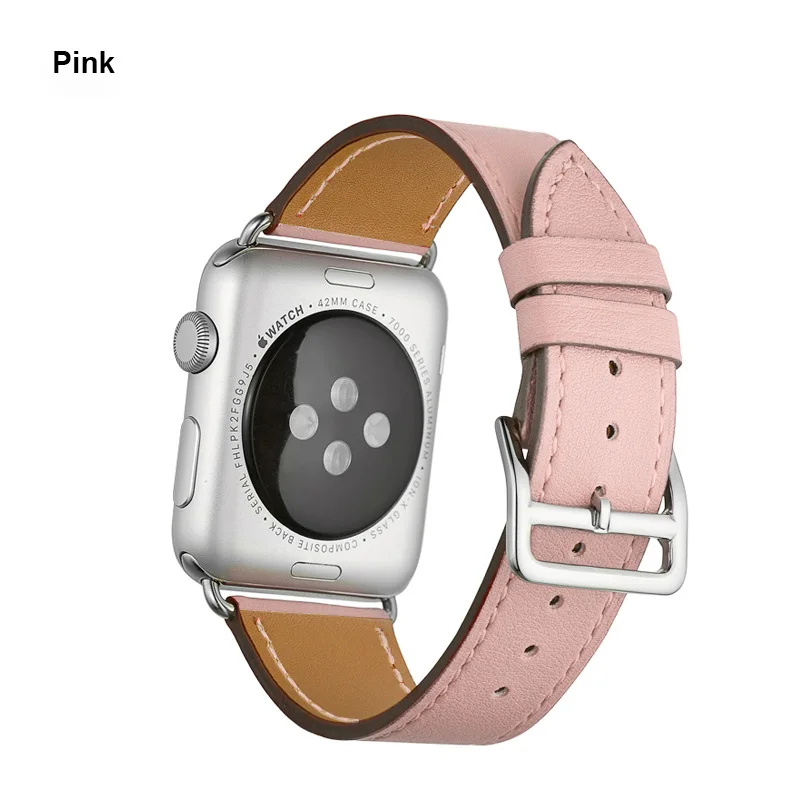 Лидер продаж кожаный один тур ремешок для наручных часов Apple Watch 4 44 мм 40 м, браслет на запястье, ремешок для наручных часов iWatch серии 3/2/1, 42 мм, 38 мм, ремешок для часов