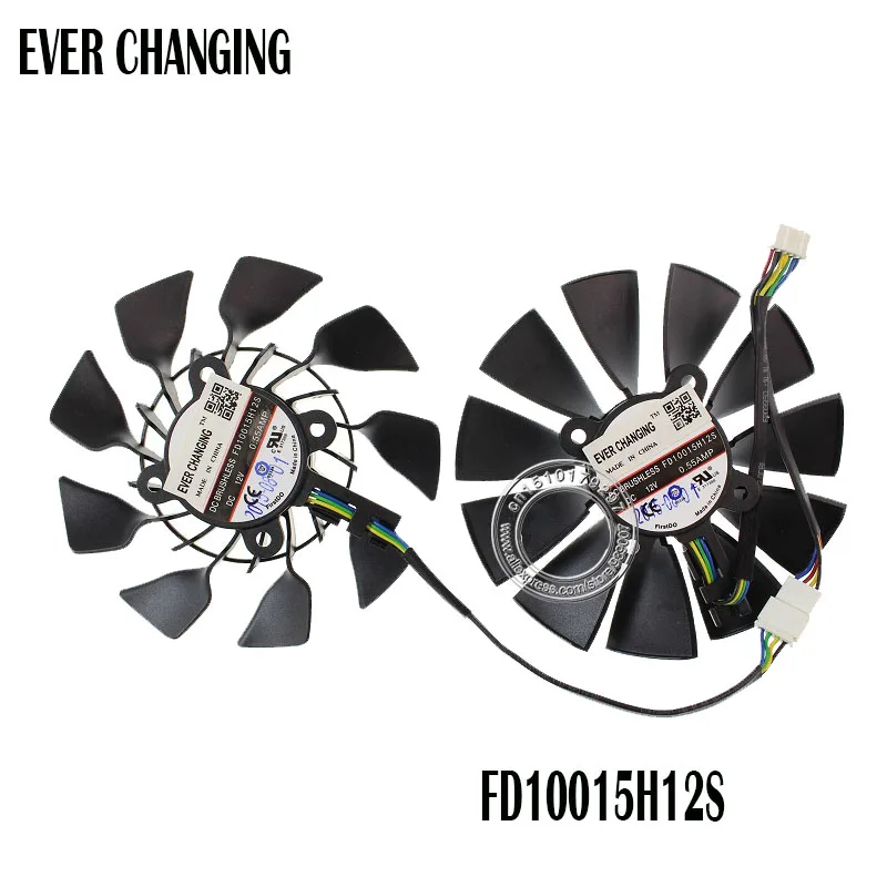 95 мм FD10015H12S 0.55A вентилятор для ASUS GTX980 GTX970 GTX780Ti GTX780 R9 390X 390 290X 290/280X охлаждающий