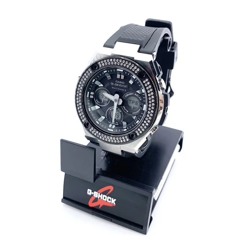 Однорядный чехол для часов W300 G g shock из нержавеющей стали с имитацией