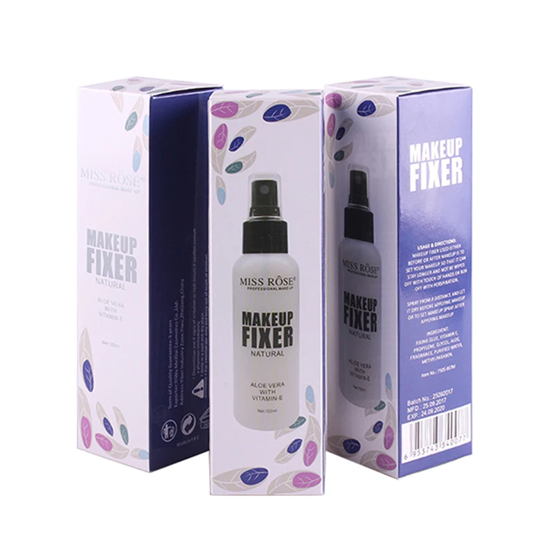MISS ROSE 100 мл набор для макияжа спрей матовый контроль жирности естественная