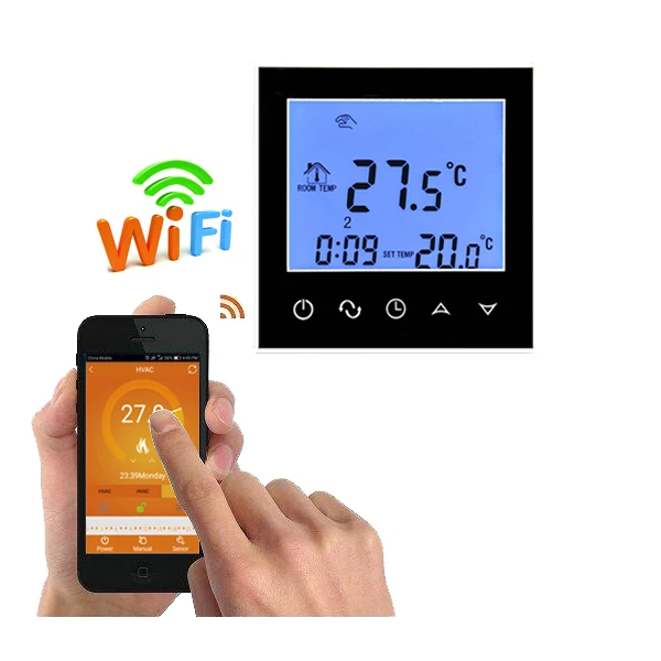 Термостат для теплого пола с Wi Fi программируемый 3 А|temperature controller remote|temperature