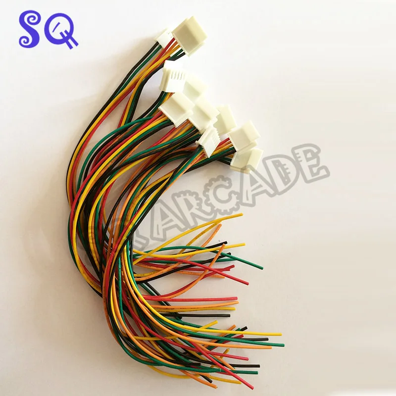 10 шт. проводов для джойстика оригинальный кабель sanwa провода Connection Jamma вверх вниз