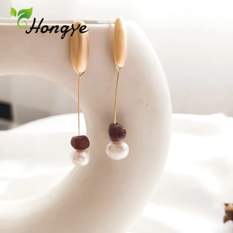 

Hongye Trendy Women New Drop Earring Gold/Silver Color Long Tassel Statement Brincos Bijoux Wedding Party Geometric Jewelry Gift