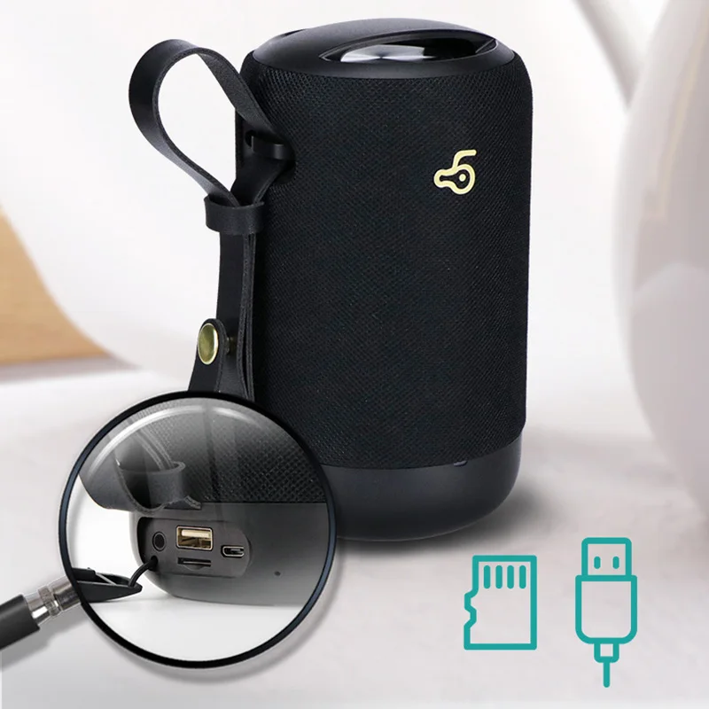 НОВЕЙШАЯ портативная карта Аудио 5 0 Bluetooth беспроводной динамик 20 Вт звук с басами